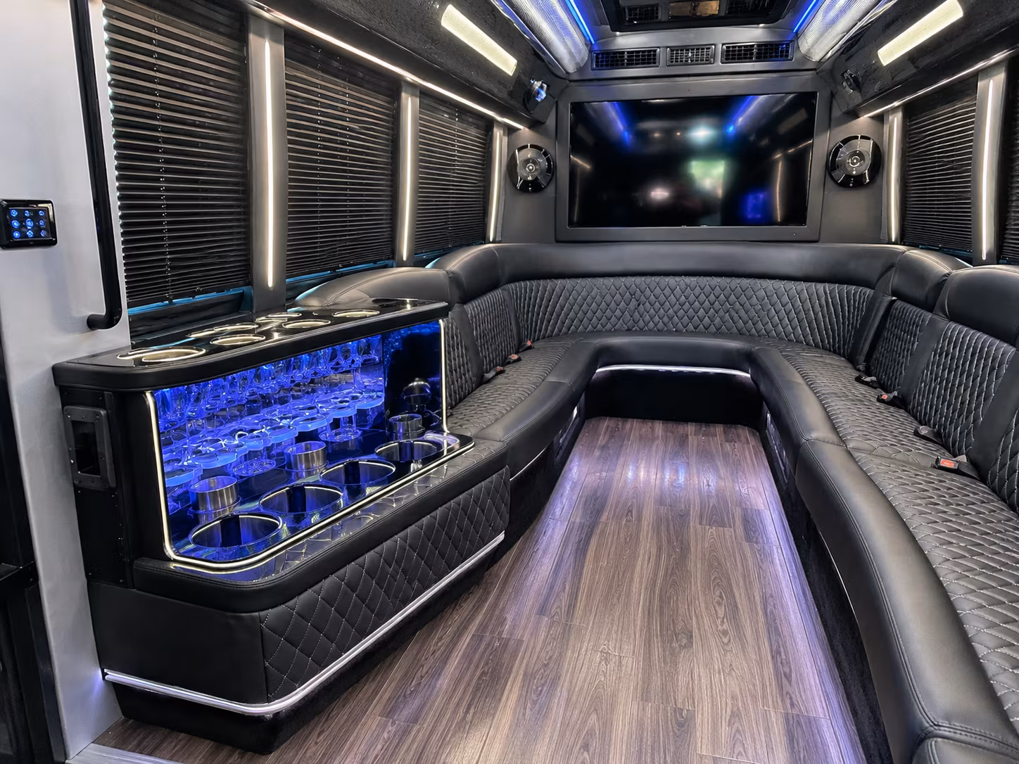 bachelor and bachelorette party buses through uptown columbus