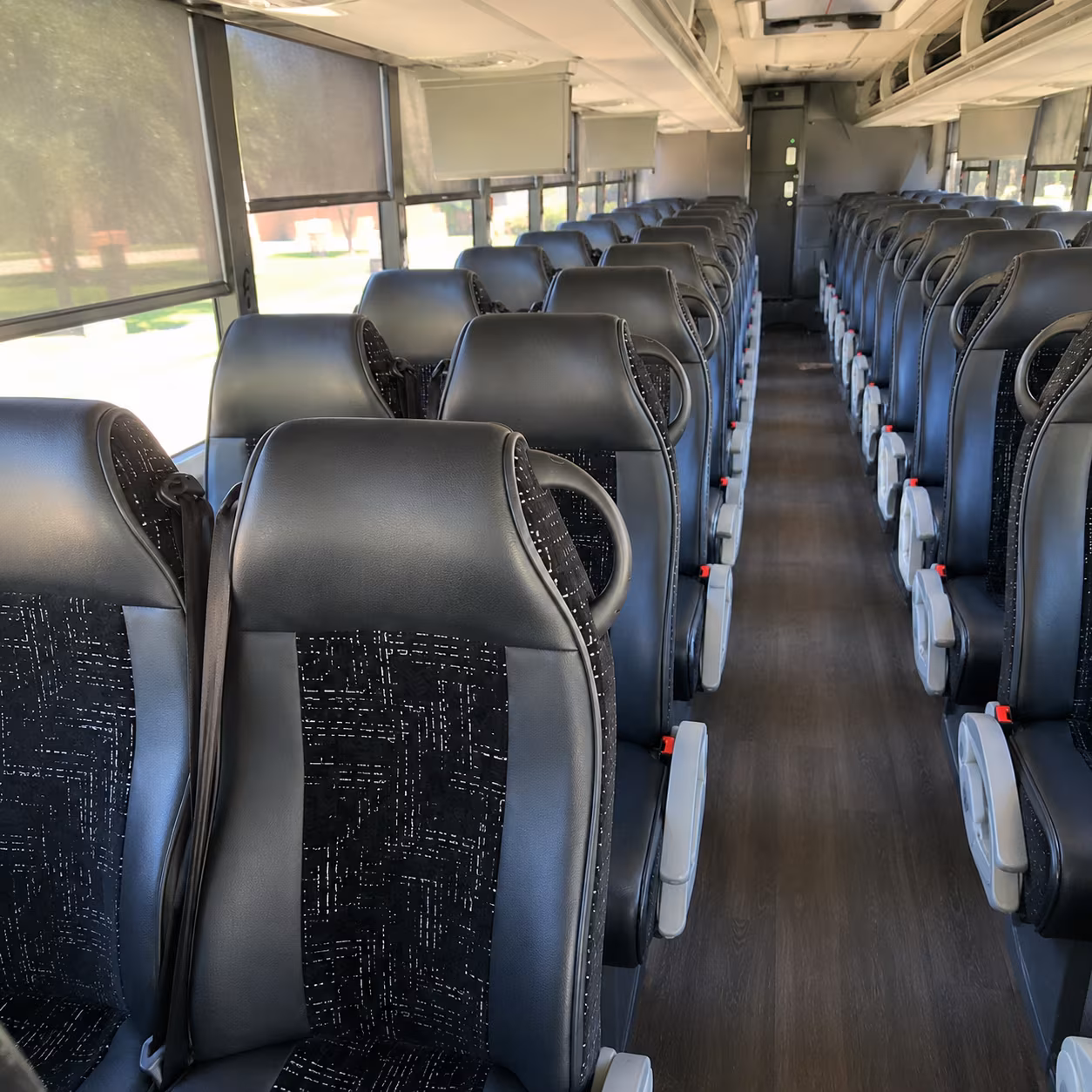 columbus charter bus interior gallery