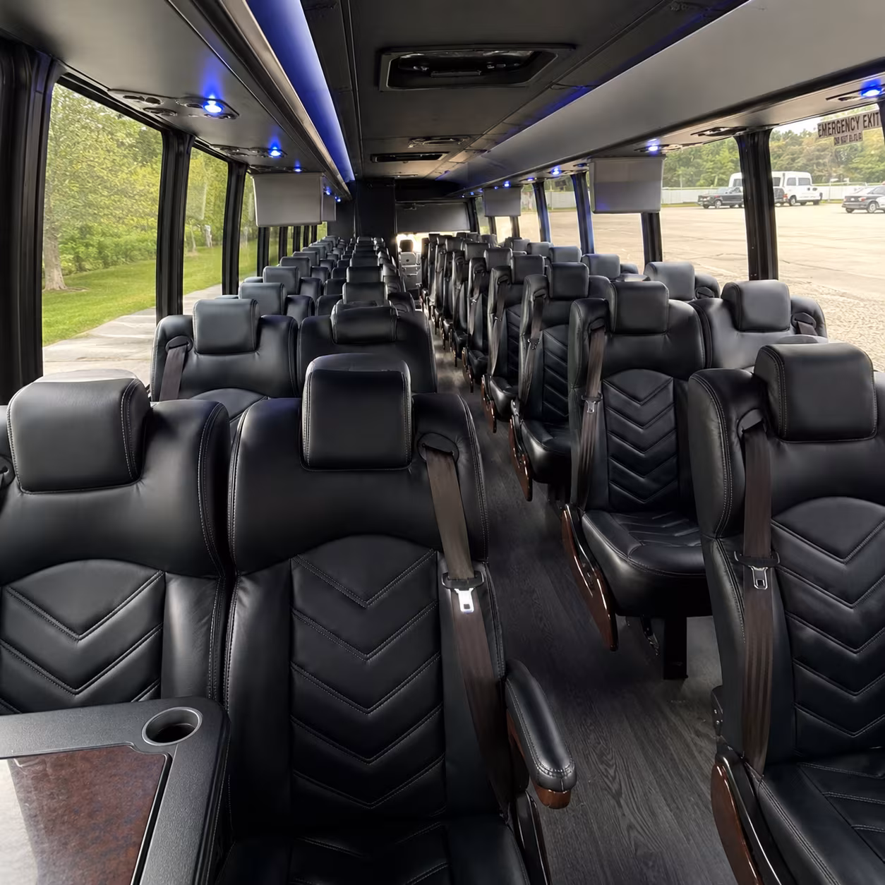 columbus wine tour brewery transportation onboard seating