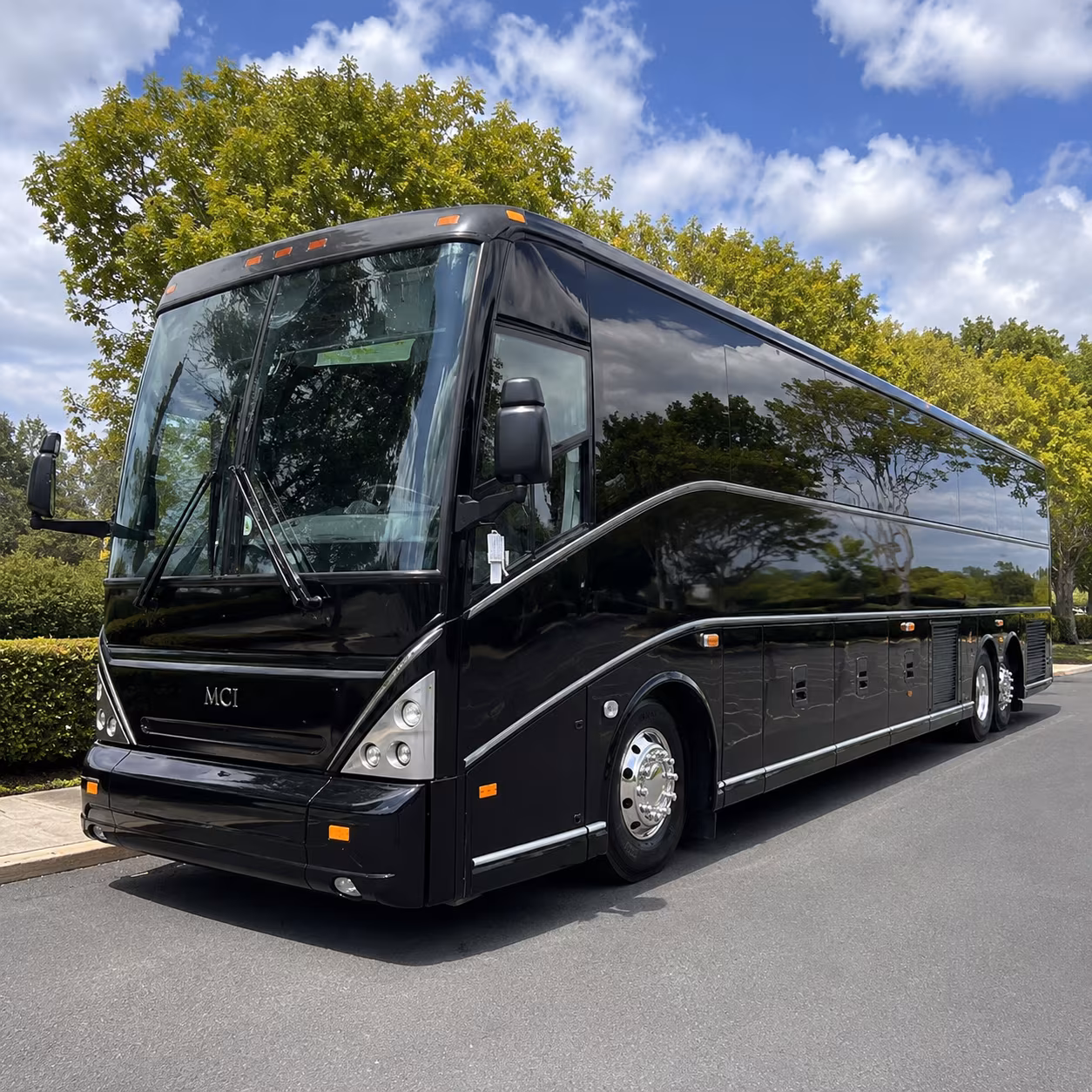 long distance military and government charter buses from columbus
